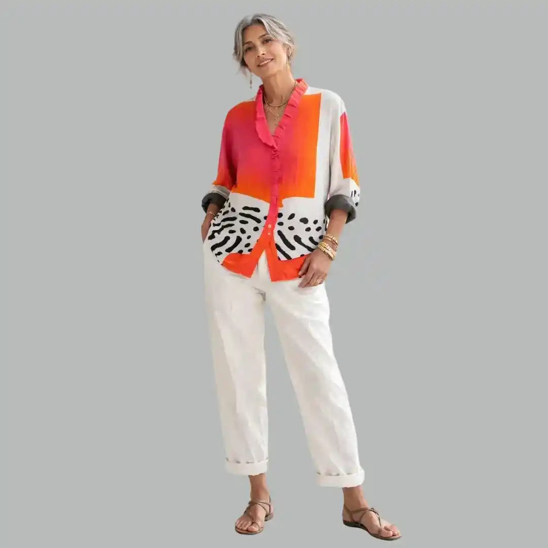 Beryl | Relaxed Print Blouse