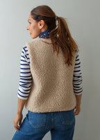 Merino Wool Gilet - Cream