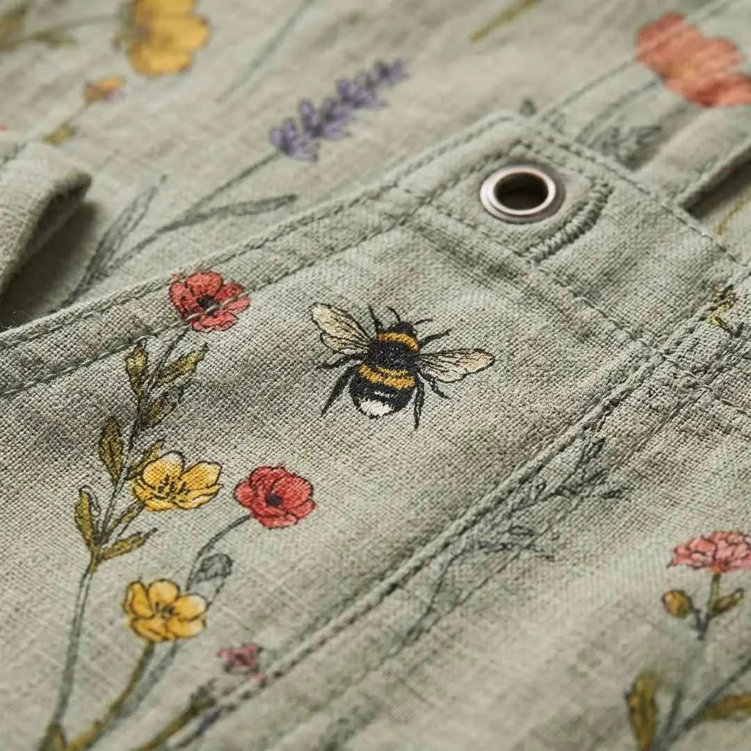 Comfortable Printed Dungaree