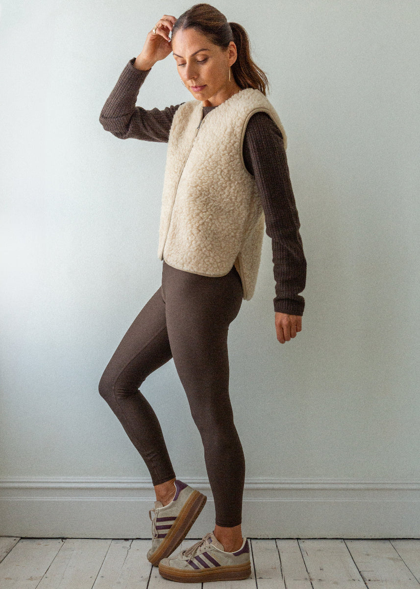 Zip Merino Wool Gilet