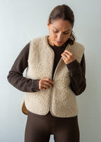 Zip Merino Wool Gilet