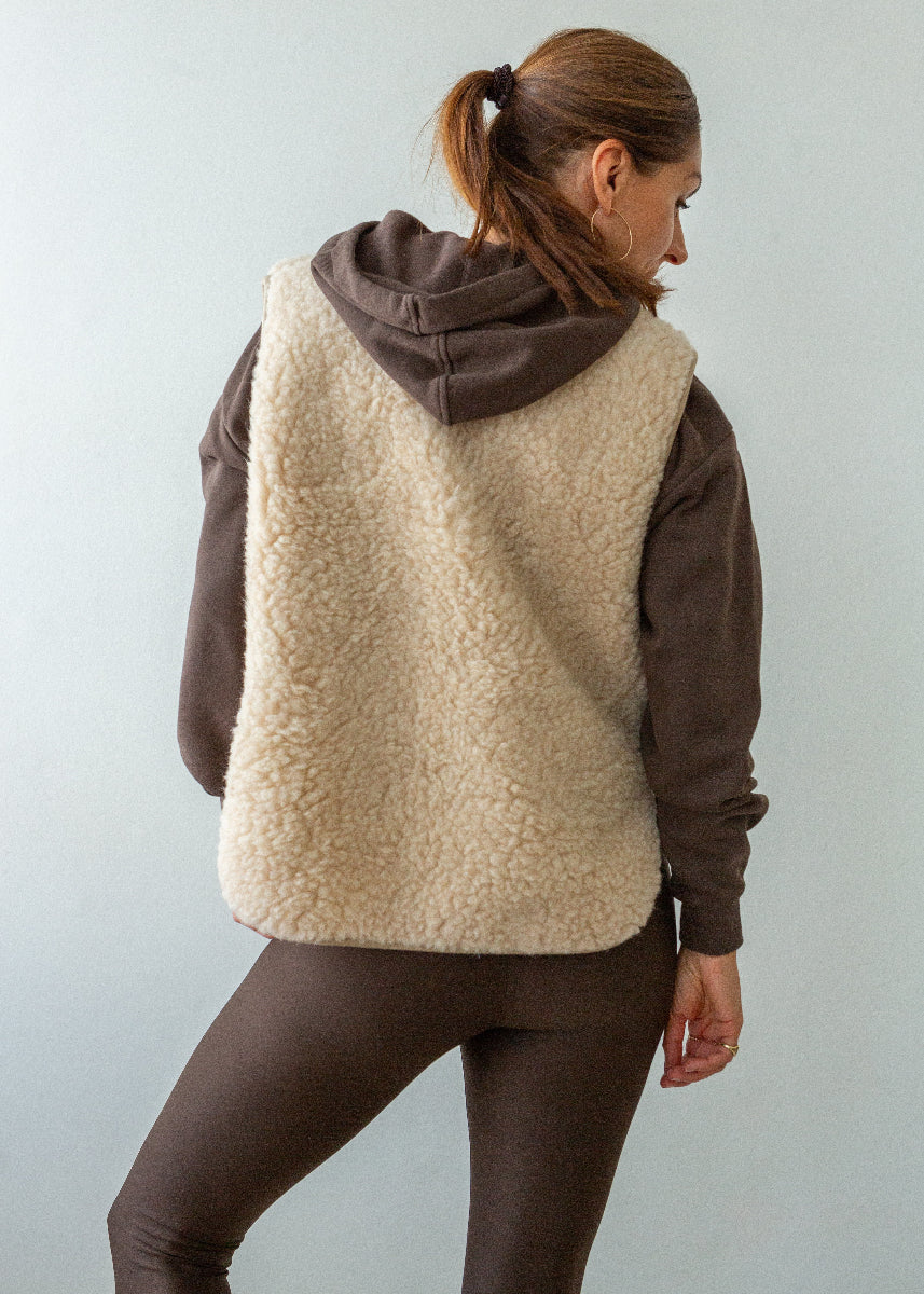 Zip Merino Wool Gilet