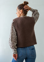 Merino Gilet - Bitter Chocolate