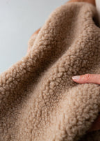 Merino Wool Gilet - Toasted Almond