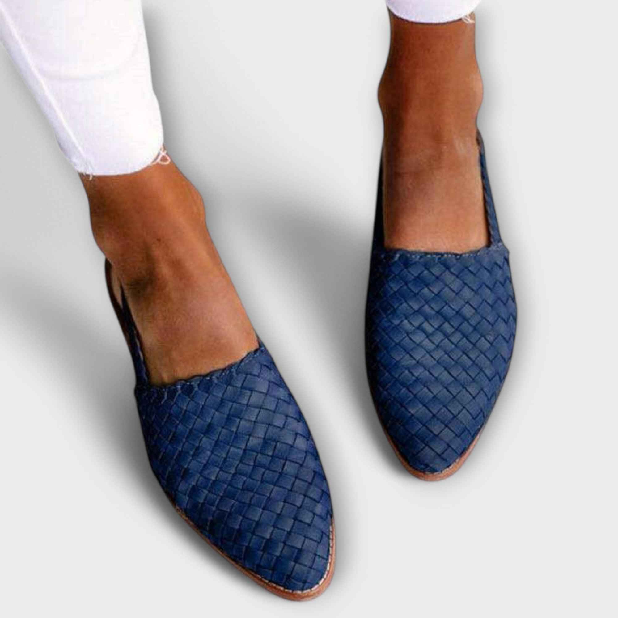 Aurora | Woven Slingback Loafer
