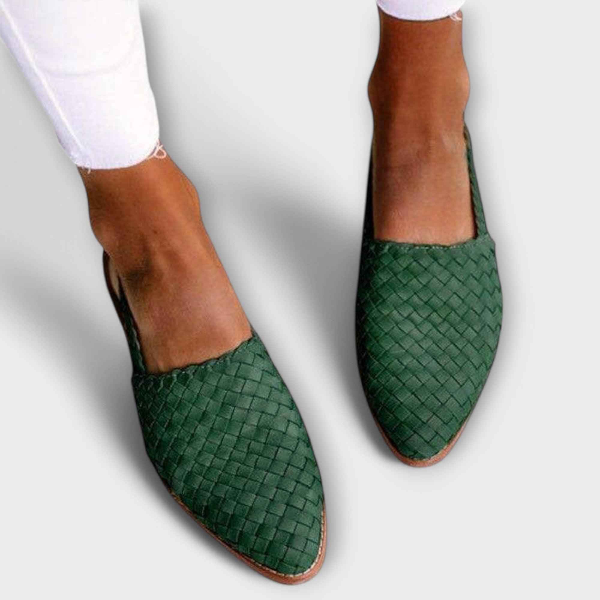 Aurora | Woven Slingback Loafer