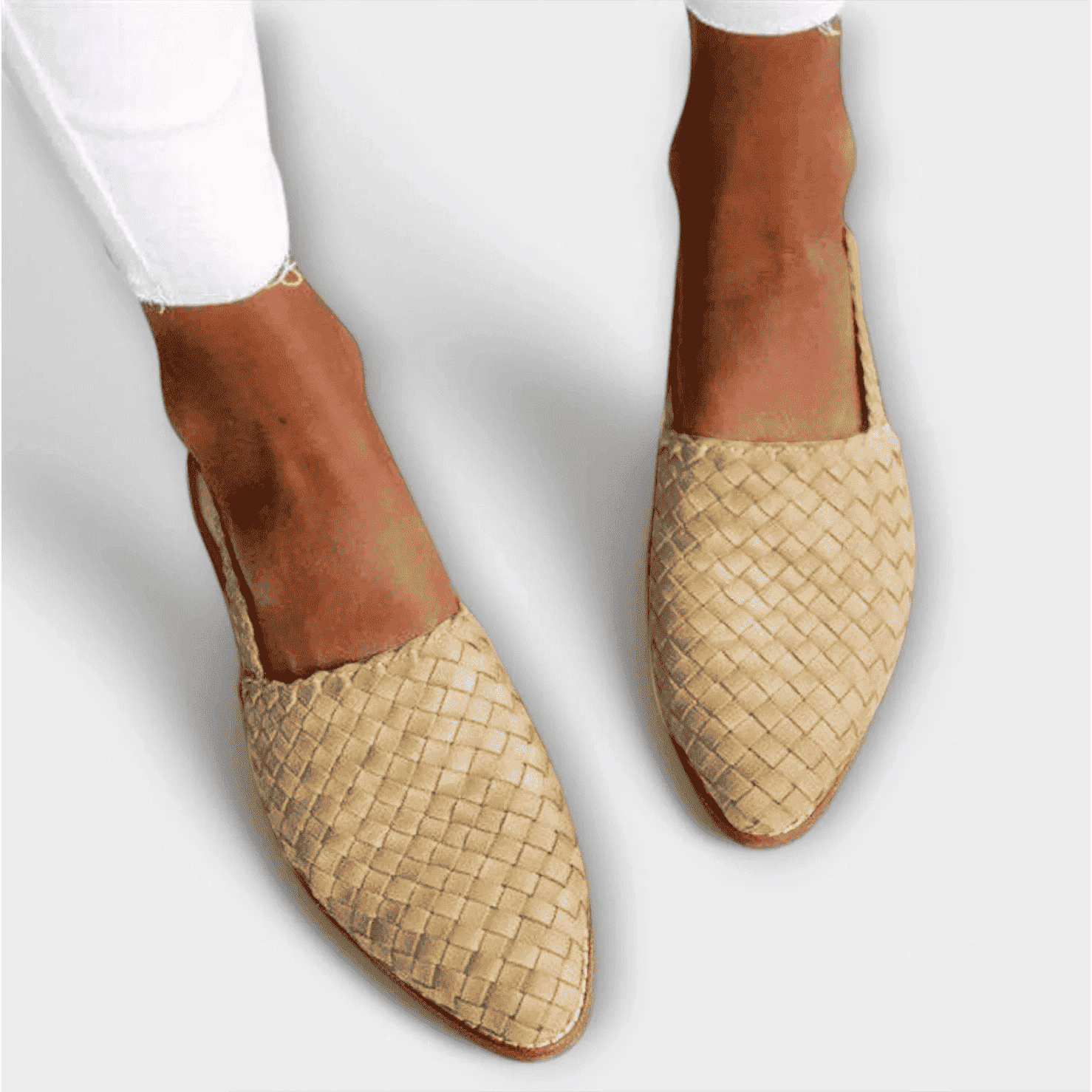 Aurora | Woven Slingback Loafer
